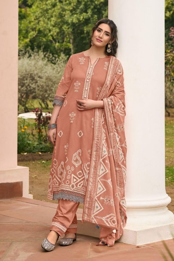 Jay Vijay Prints Jhoom Pure Organdy Ladies Suit 11035