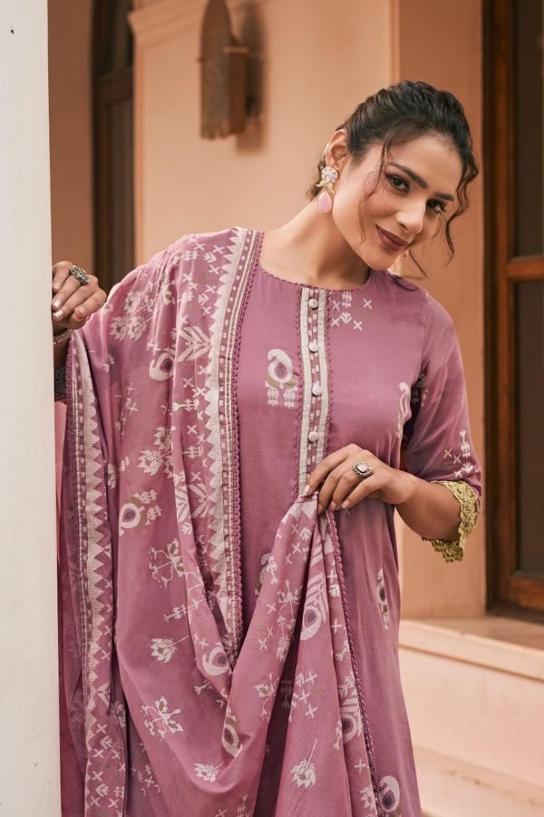 Jay Vijay Prints Jhoom Pure Organdy Ladies Suit 11031
