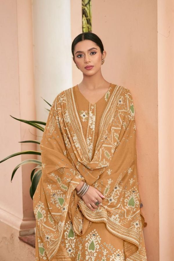 Jay Vijay Prints Jhoom Pure Organdy Ladies Suit 11032