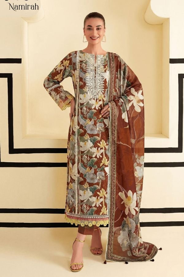 Jay Vijay Prints Namirah Premium Mal Cotton Suit 3295-A