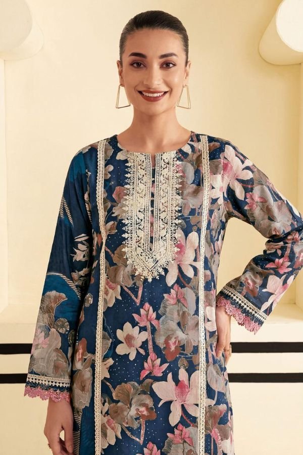 Jay Vijay Prints Namirah Premium Mal Cotton Suit 3295-B