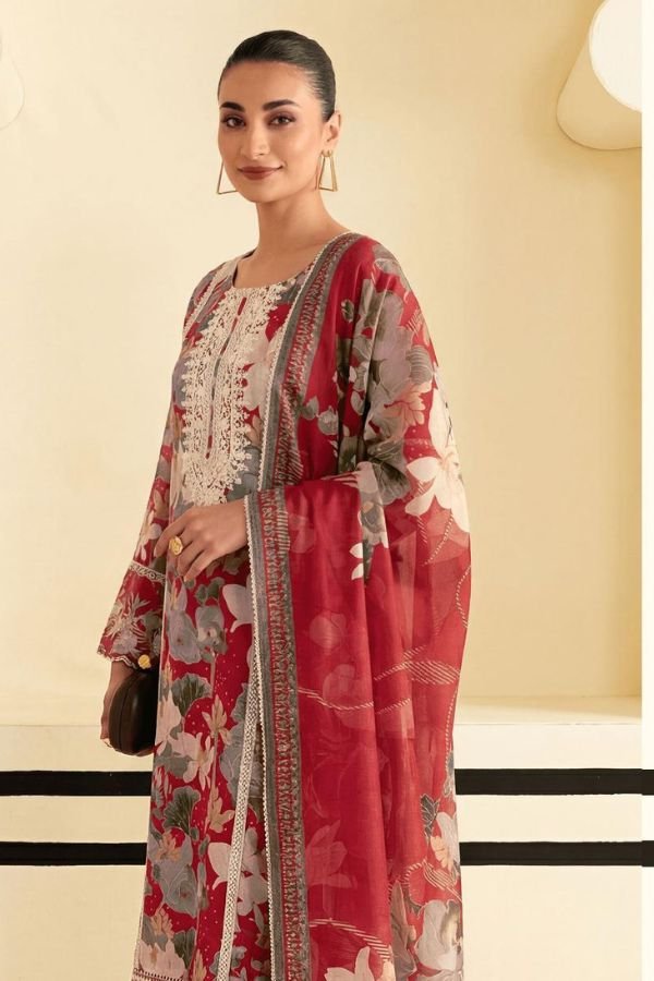 Jay Vijay Prints Namirah Premium Mal Cotton Suit 3295-C
