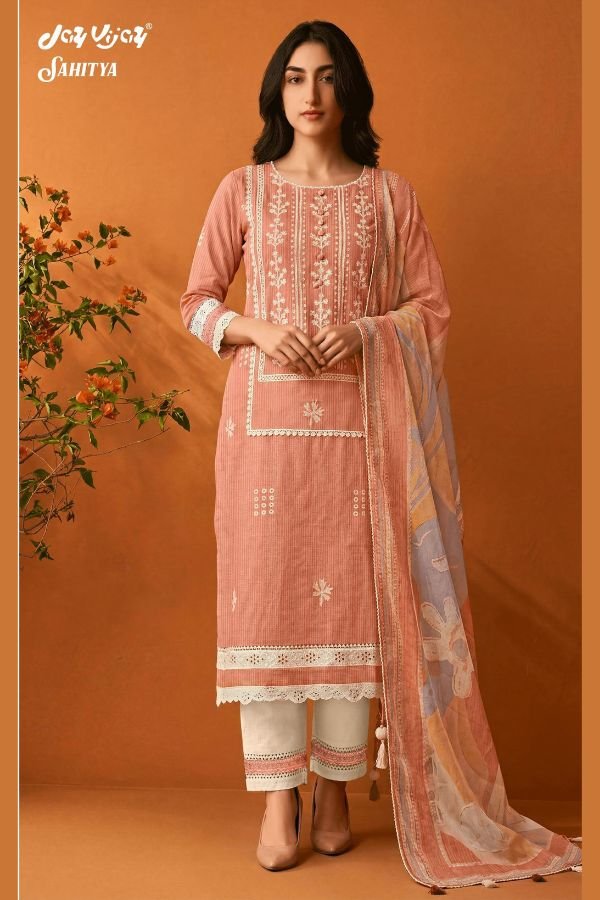 Jay Vijay Prints Sahitya Cotton Ladies Salwar Suit 3297-A