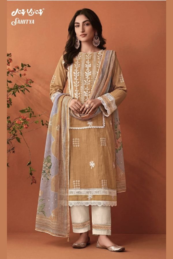 Jay Vijay Prints Sahitya Cotton Ladies Salwar Suit 3297-D