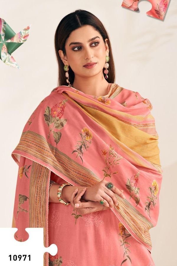 Jay Vijay Prints Shararat 2 Pure Mal Cotton Suit 10971
