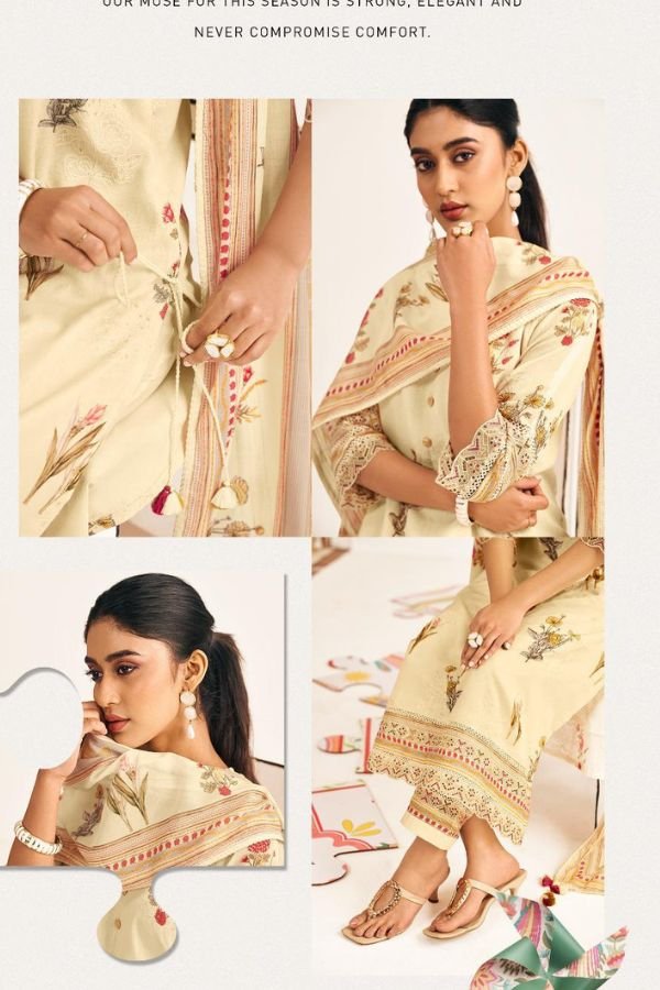 Jay Vijay Prints Shararat 2 Pure Mal Cotton Suit 10973