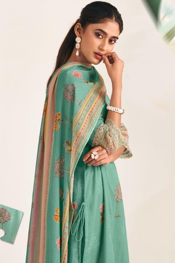 Jay Vijay Prints Shararat 2 Pure Mal Cotton Suit 10974