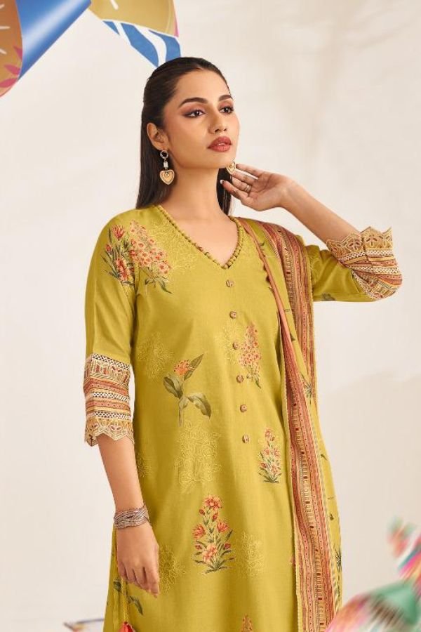 Jay Vijay Prints Shararat 2 Pure Mal Cotton Suit 10975