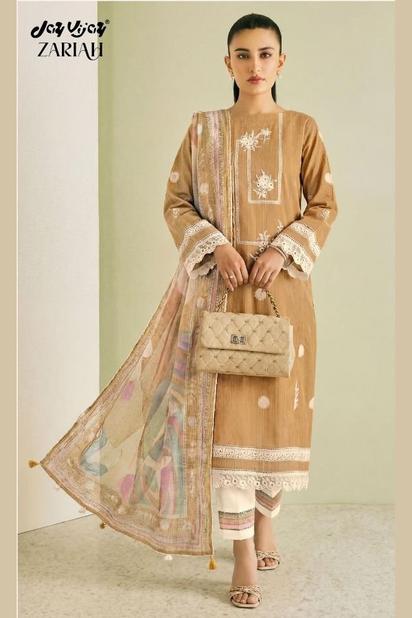 Jay Vijay Prints Zariah Cotton Ladies Salwar Suit 3296-A