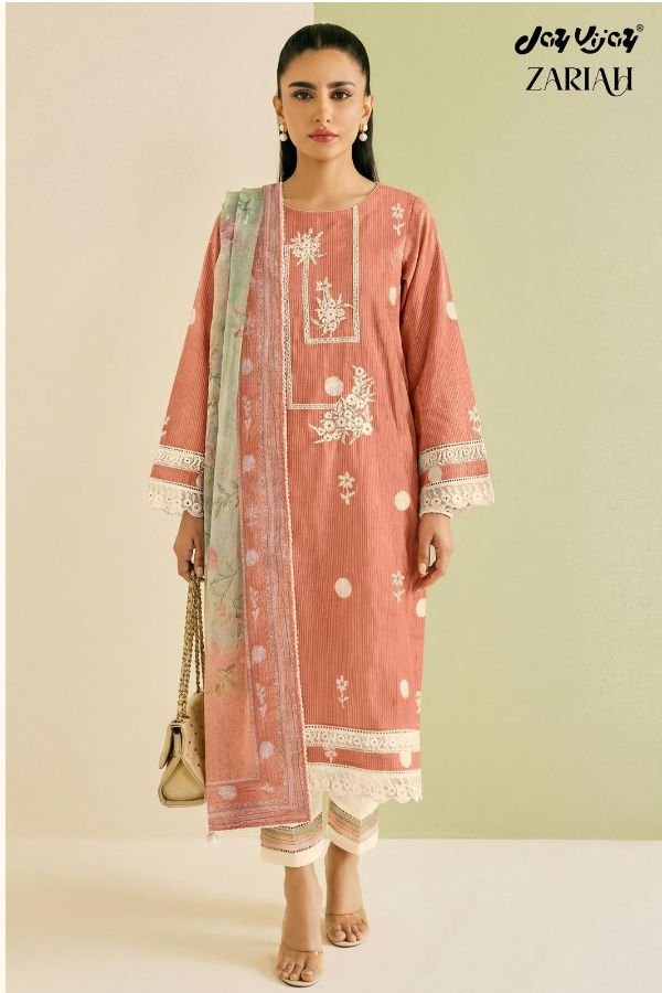 Jay Vijay Prints Zariah Cotton Ladies Salwar Suit 3296-B