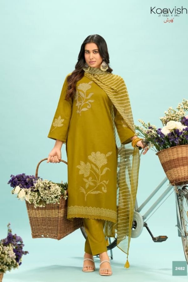 Kaavish Trends Rubiaa Pure Lawn Cotton Suit 2482