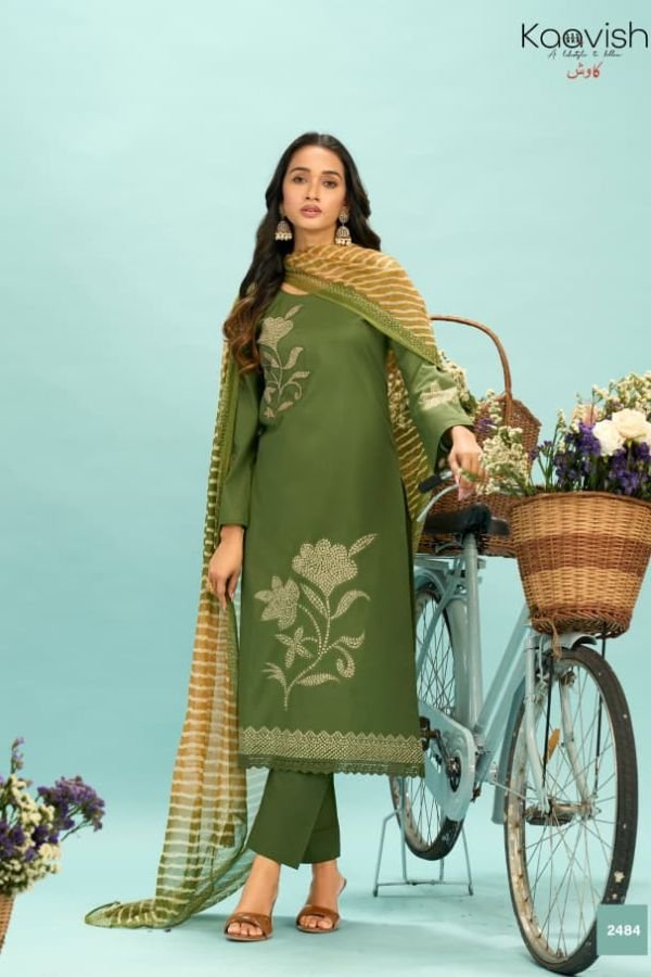 Kaavish Trends Rubiaa Pure Lawn Cotton Suit 2484