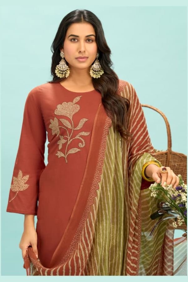Kaavish Trends Rubiaa Pure Lawn Cotton Suit 2481