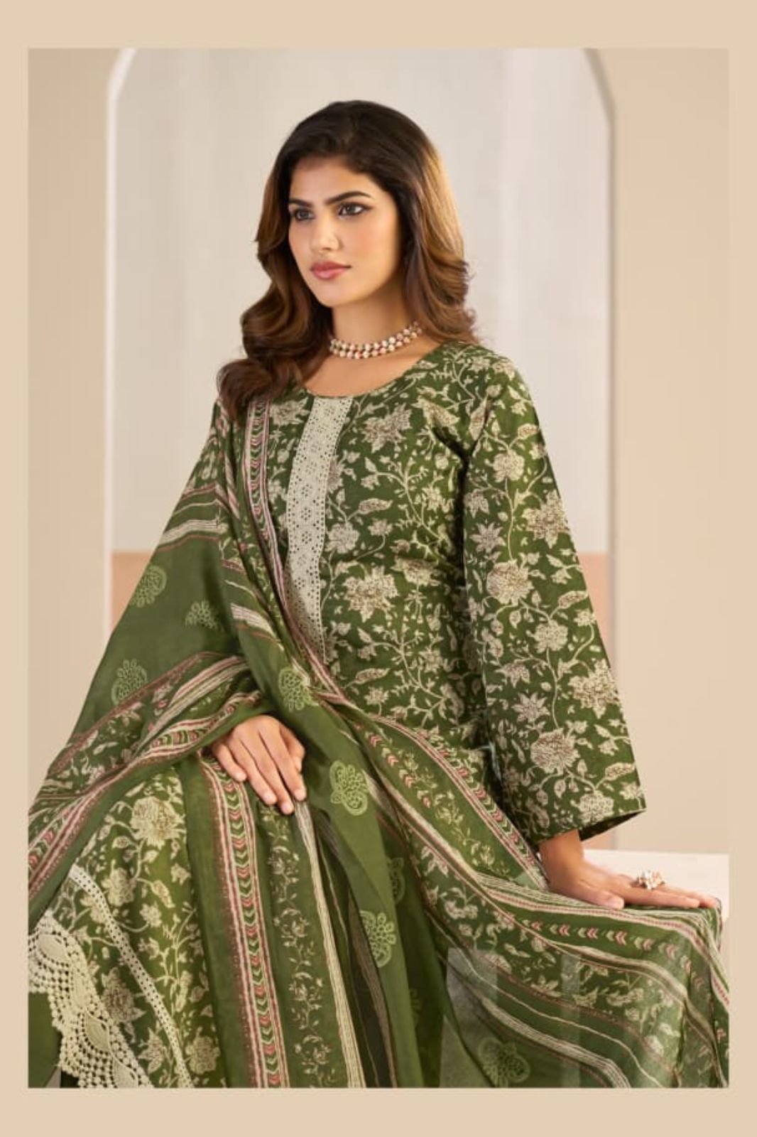 Kaavish Trends Sabhyata Pure Lawn Cotton Suit 2561