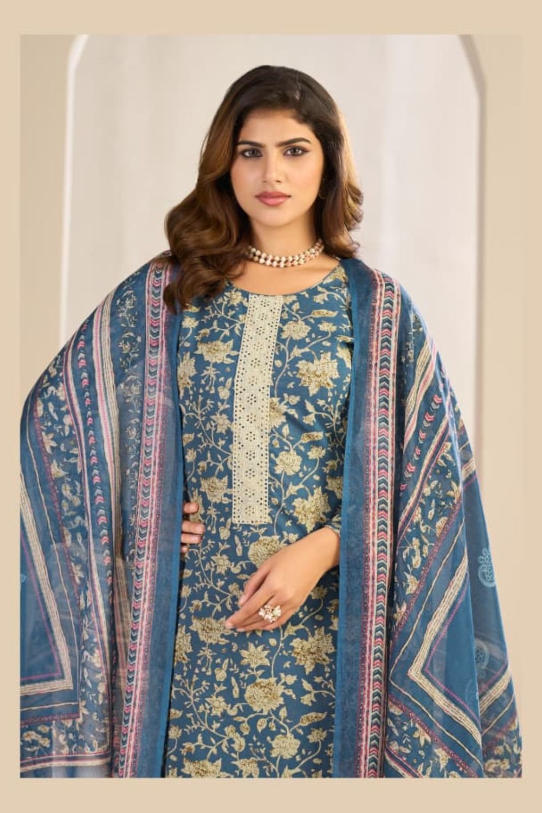 Kaavish Trends Sabhyata Pure Lawn Cotton Suit 2562