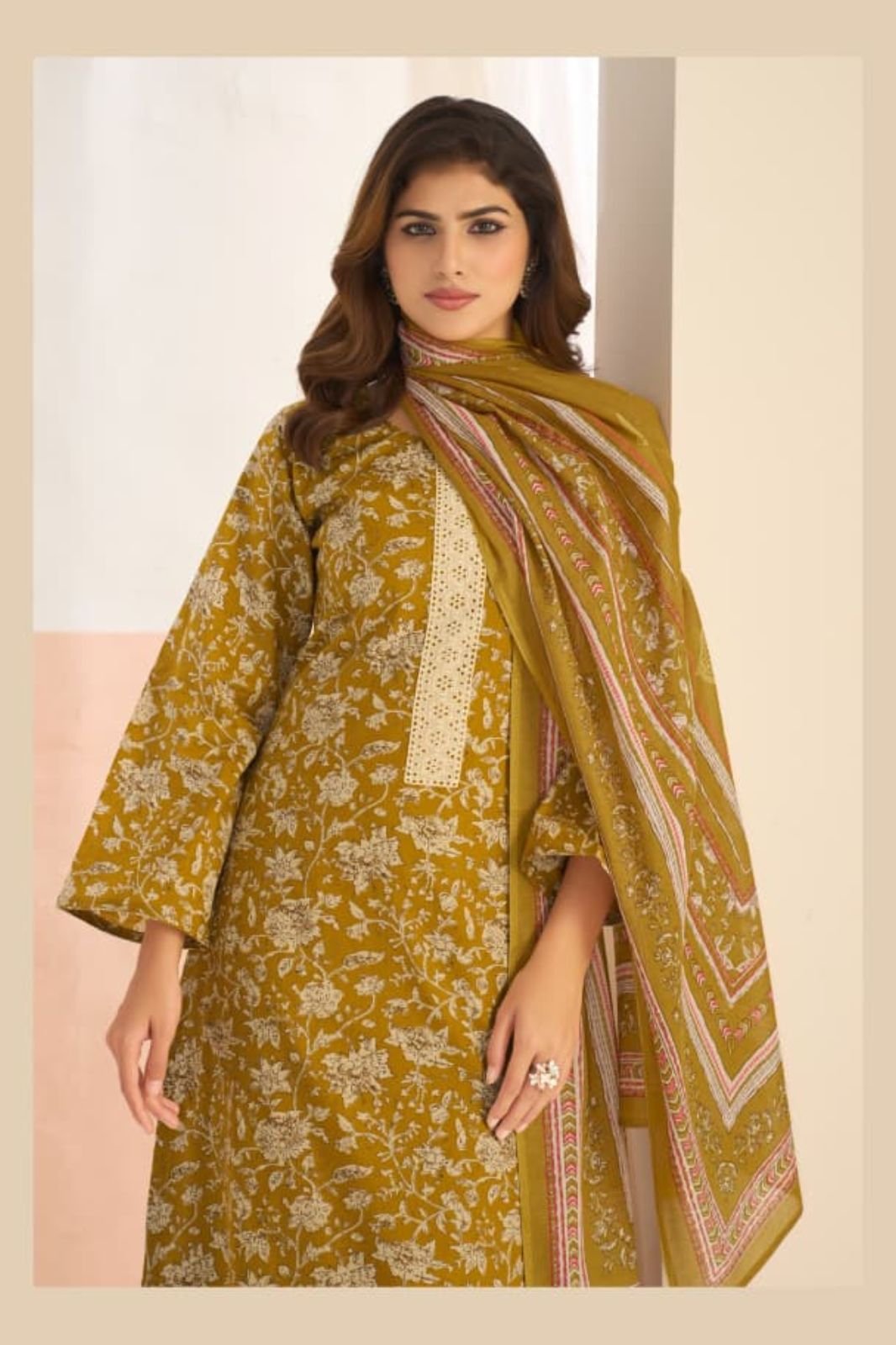 Kaavish Trends Sabhyata Pure Lawn Cotton Suit 2563