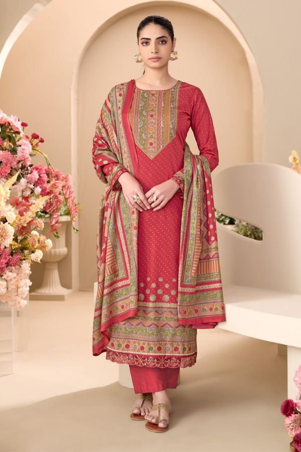 Kesar Karachi Sunheri Dhoop Pure Lawn Cotton Suit 2006