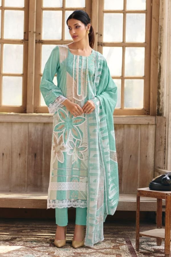 Kimora Fashion Guftagu Pure Cotton Lawn Salwar Suit 2343
