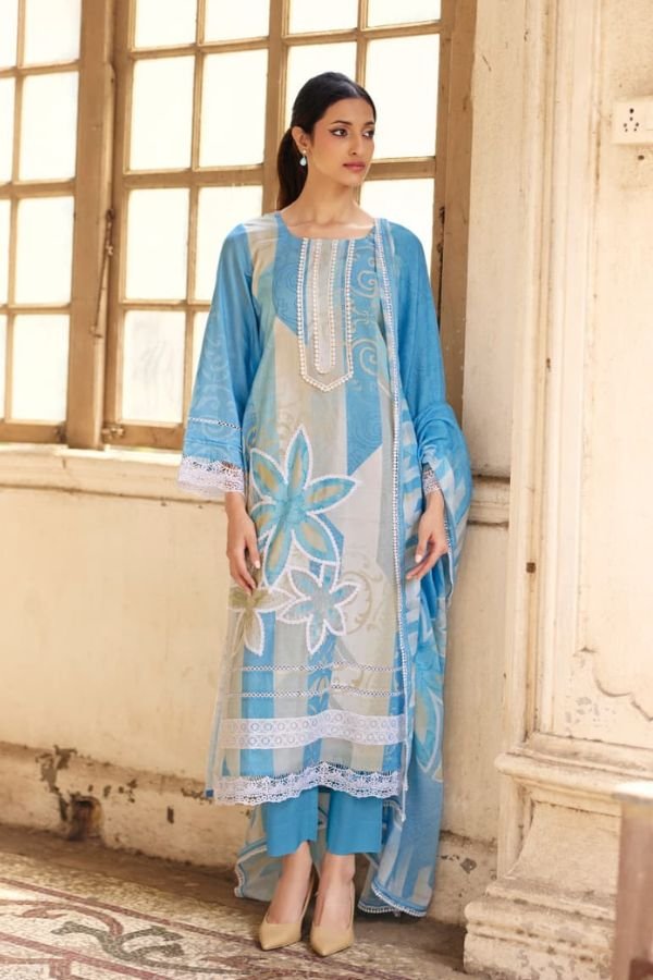 Kimora Fashion Guftagu Pure Cotton Lawn Salwar Suit 2346
