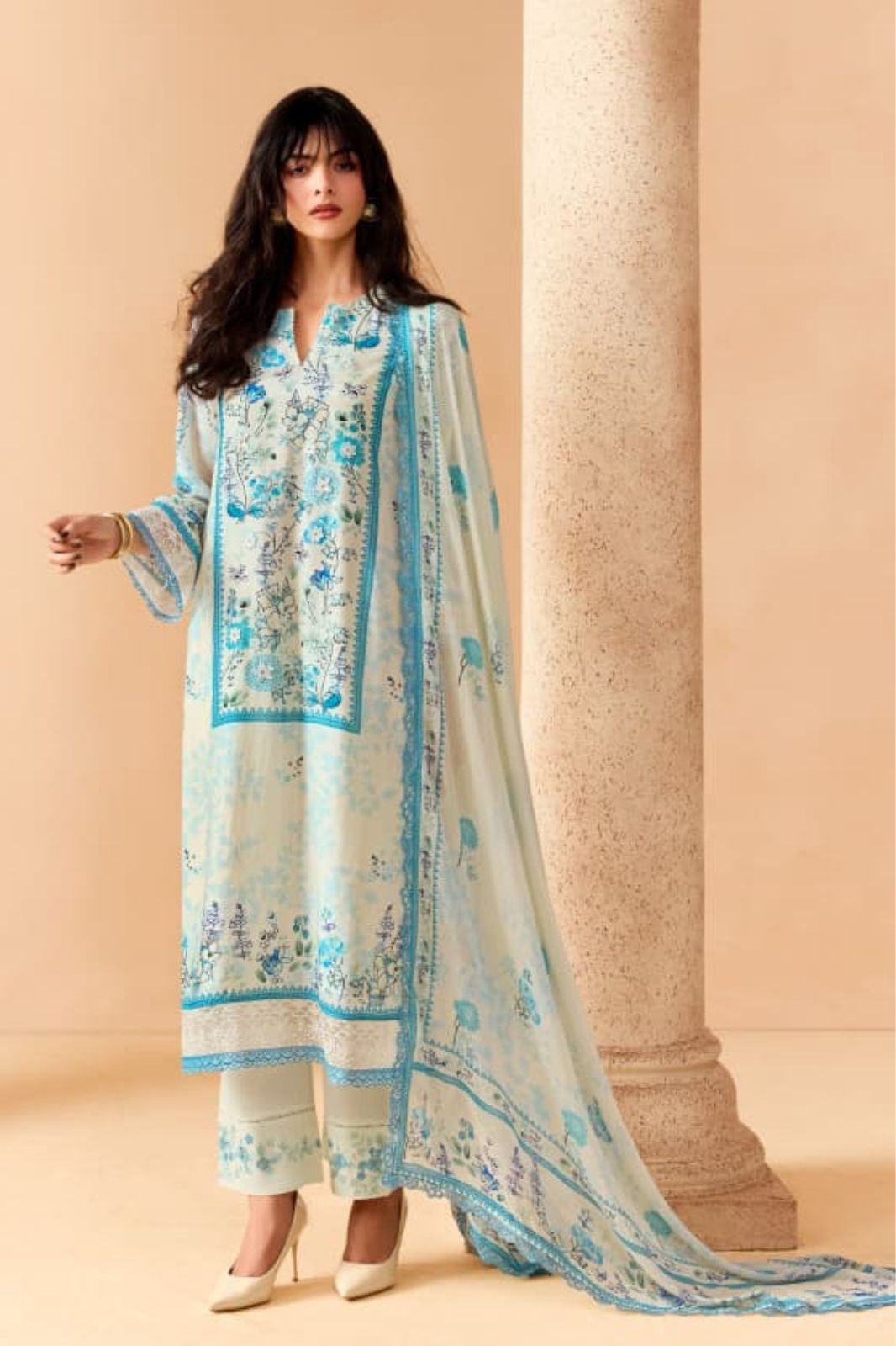 Kimora Fashion Heer Eternal Pure Cotton Lawn Suit H-0001