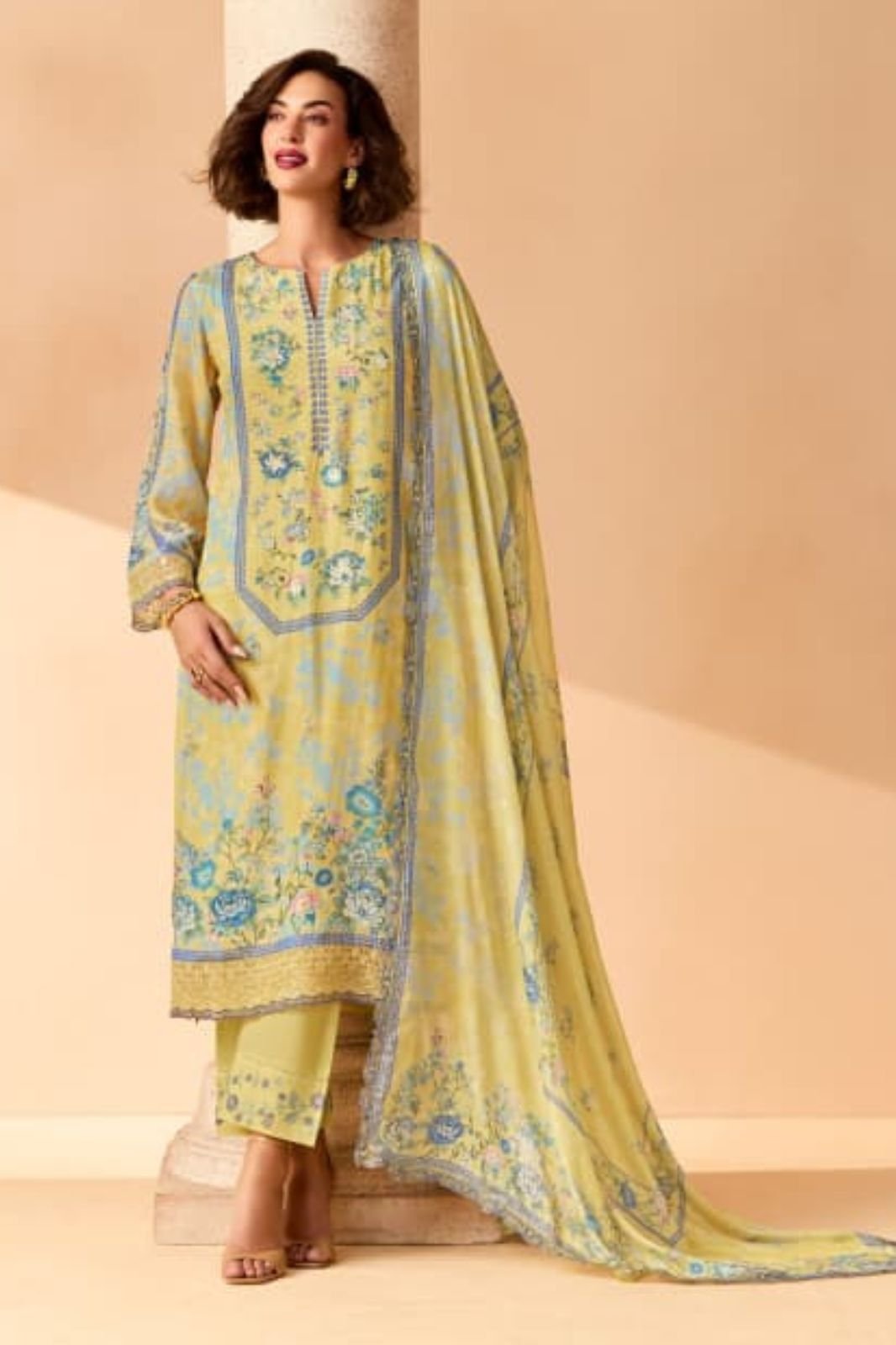 Kimora Fashion Heer Eternal Pure Cotton Lawn Suit H-0003
