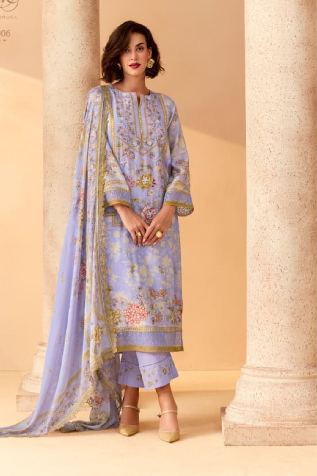 Kimora Fashion Heer Eternal Pure Cotton Lawn Suit H-0006