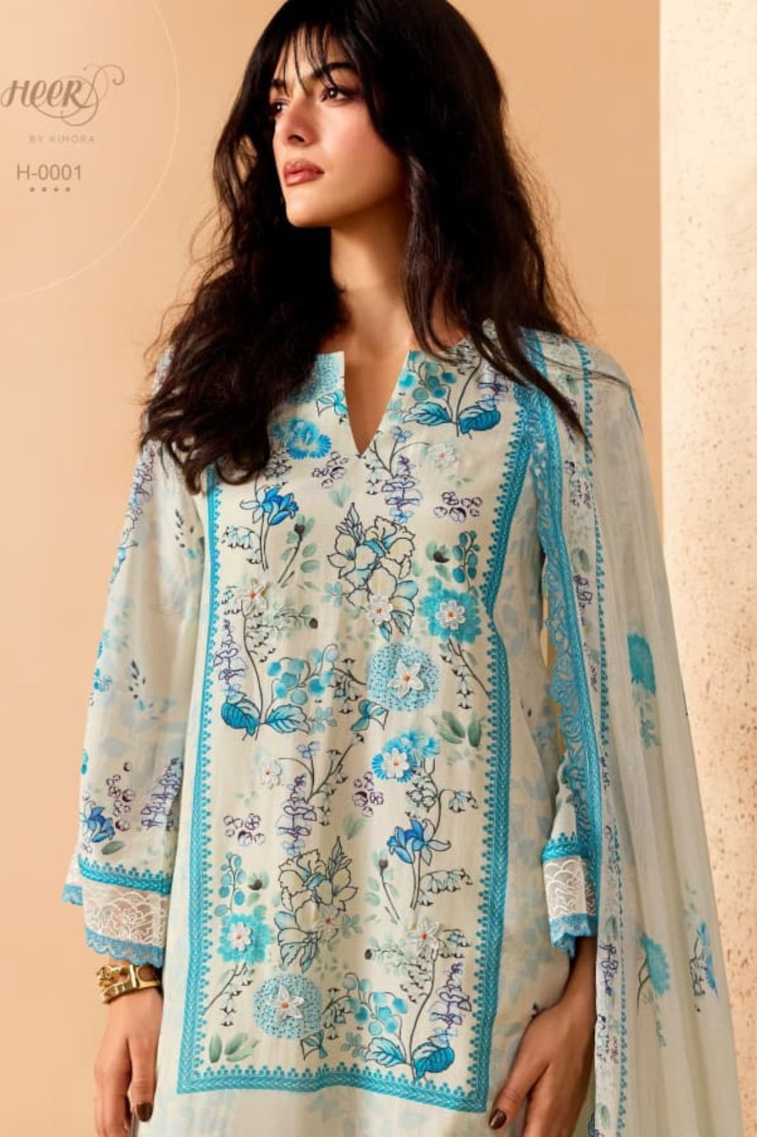 Kimora Fashion Heer Eternal Pure Cotton Lawn Suit H-0001