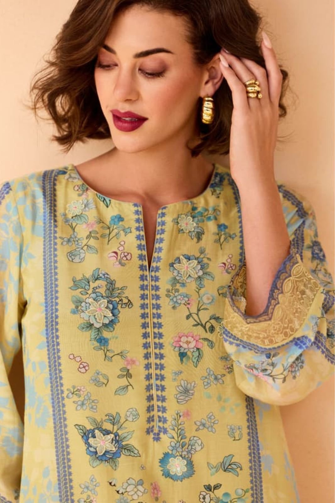 Kimora Fashion Heer Eternal Pure Cotton Lawn Suit H-0003