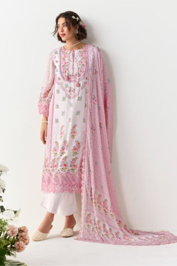 Kimora Fashion Heer Victoria Cotton Lawn Salwar Suit H-0024