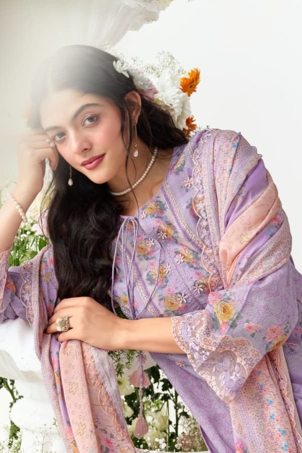 Kimora Fashion Heer Victoria Cotton Lawn Salwar Suit H-0026