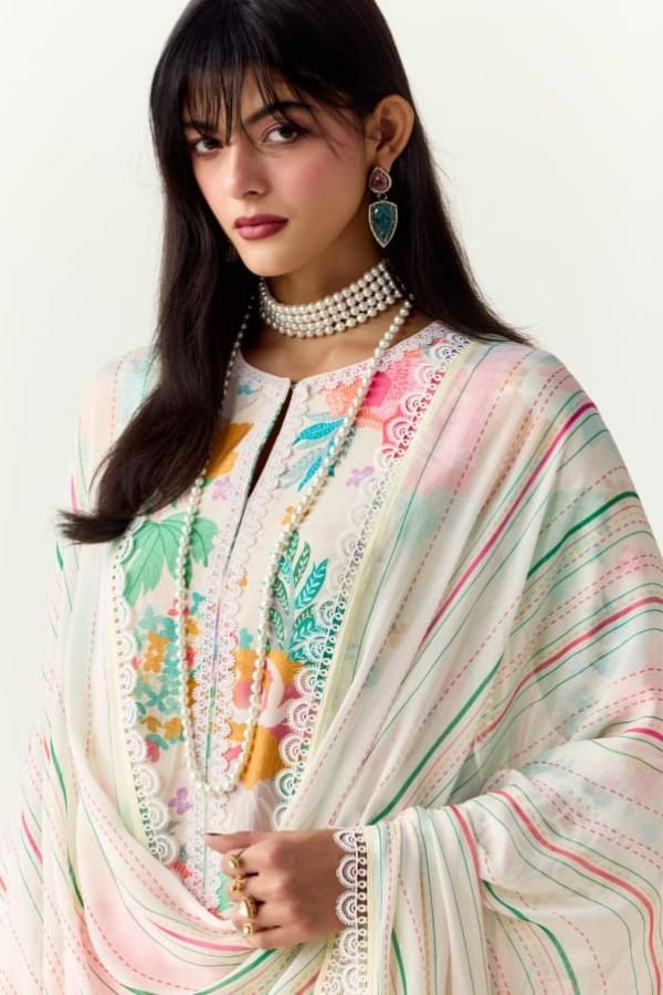 Kimora Fashion Limelight Pure Cotton Lawn Suit H-0011