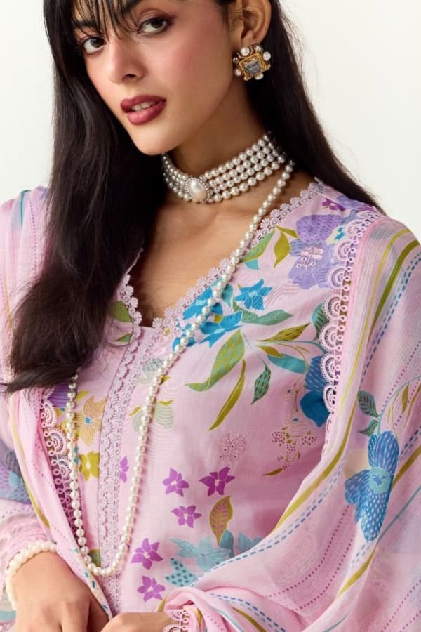 Kimora Fashion Limelight Pure Cotton Lawn Suit H-0015