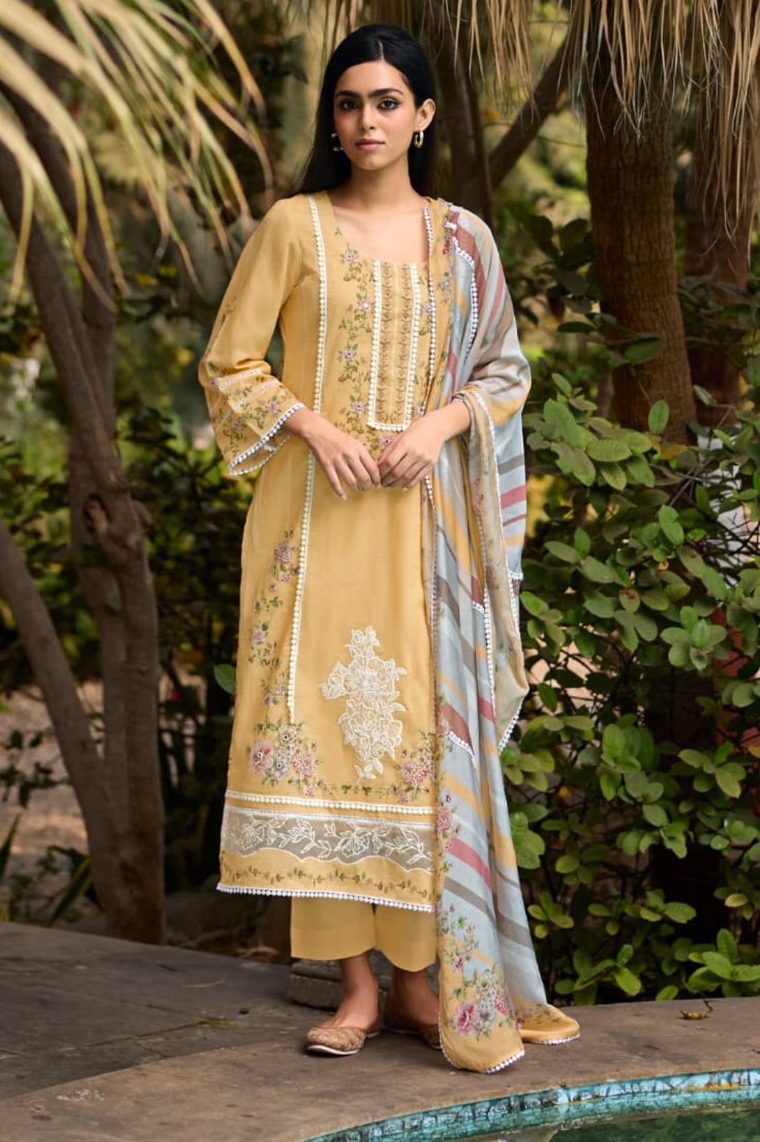 Kimora Fashion Nazrana Pure Cotton Lawn Suit 2351