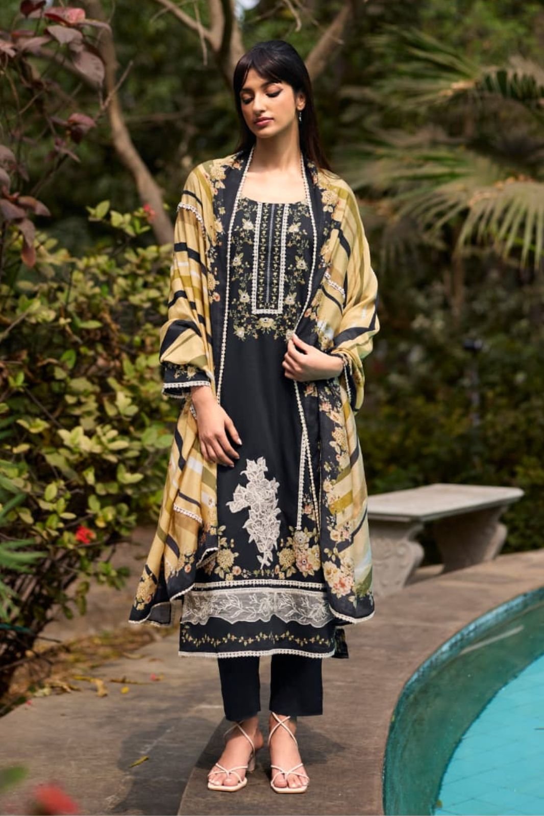 Kimora Fashion Nazrana Pure Cotton Lawn Suit 2354