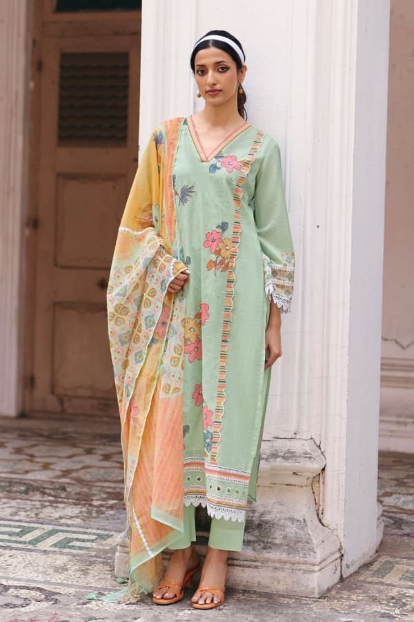 Kimora Fashion Saheli Pure Cotton Lawn Salwar Suit 2358
