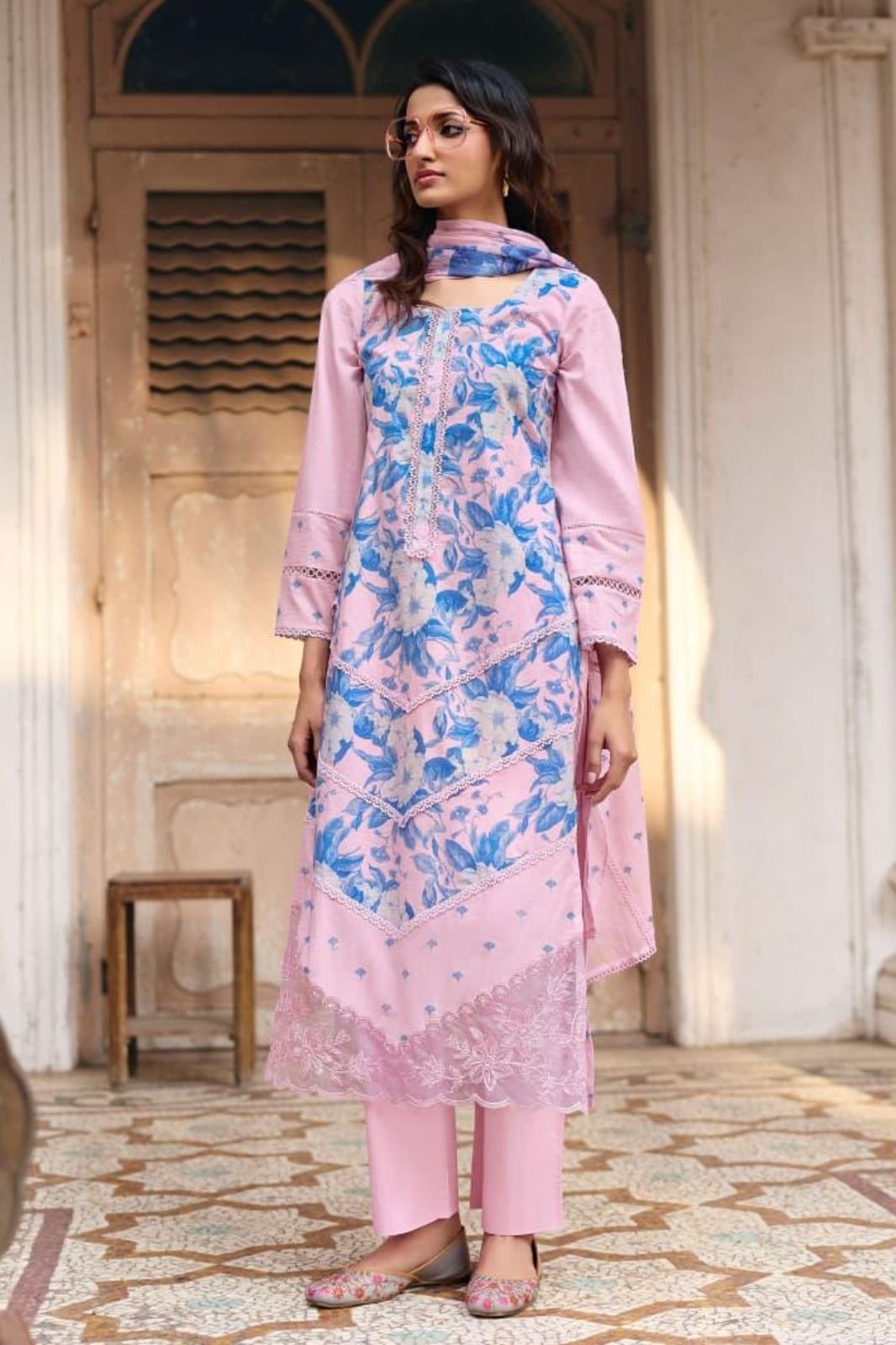 Kimora Fashion Sitaaree Pure Cotton Lawn Suit 2347