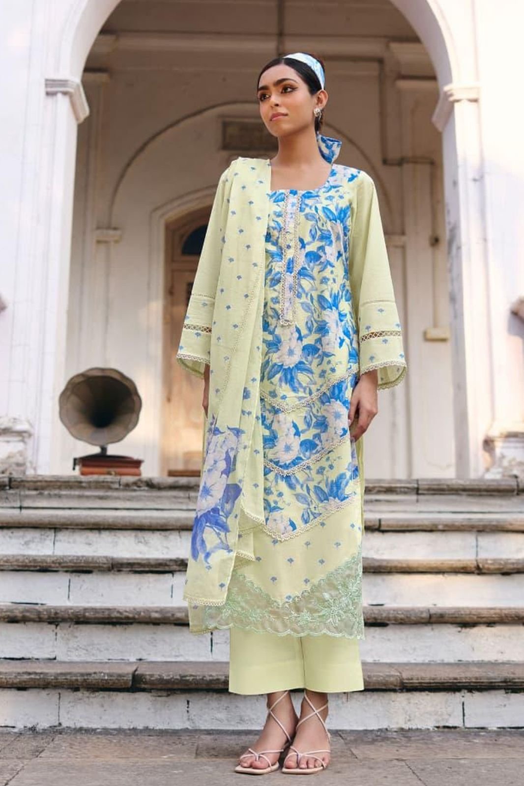 Kimora Fashion Sitaaree Pure Cotton Lawn Suit 2349