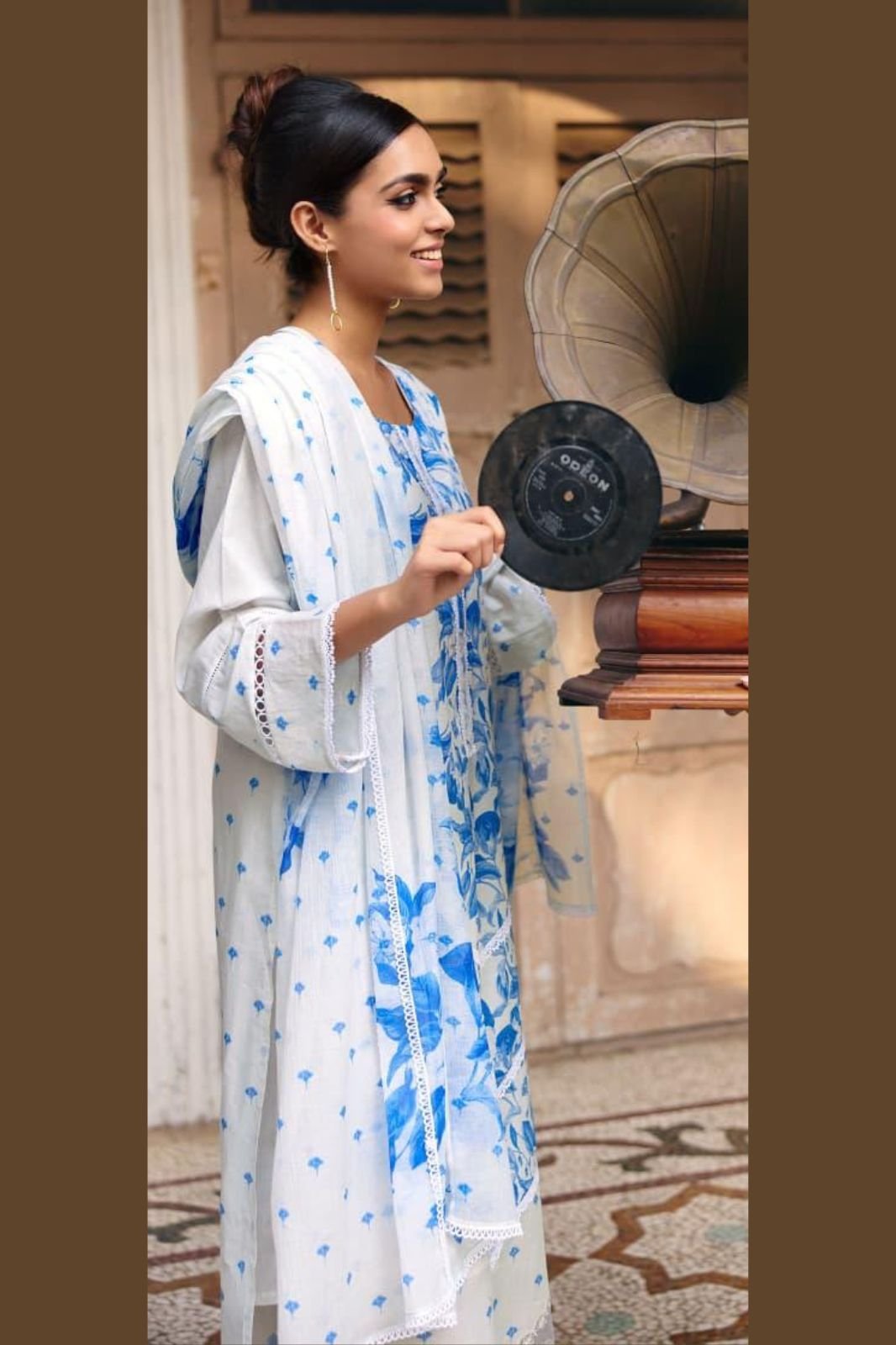 Kimora Fashion Sitaaree Pure Cotton Lawn Suit 2348