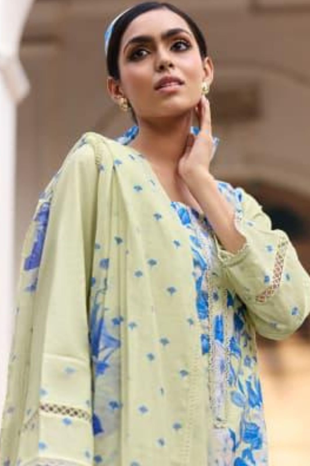 Kimora Fashion Sitaaree Pure Cotton Lawn Suit 2349