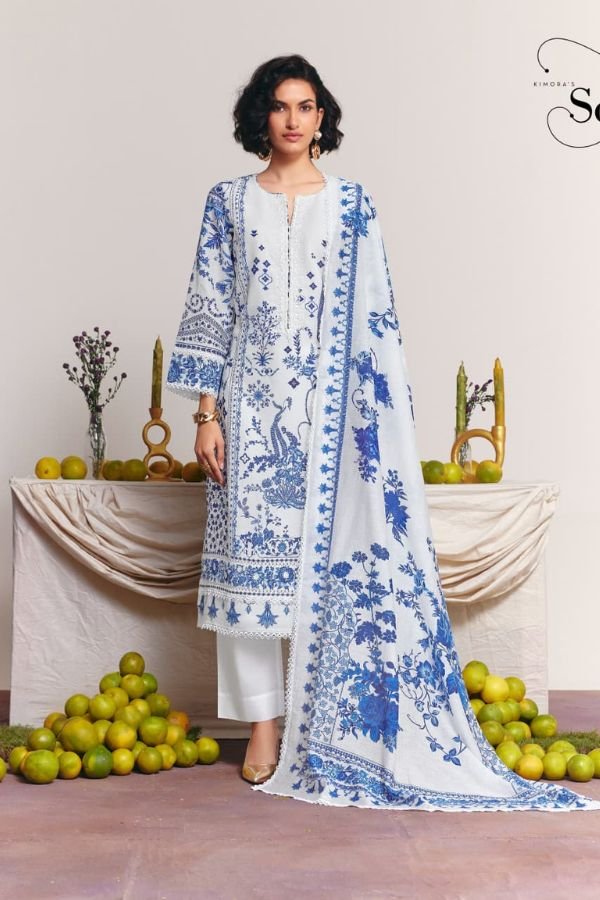 Kimora Fashion Sohni Lemonade Cotton Lawn Salwar Suit 752