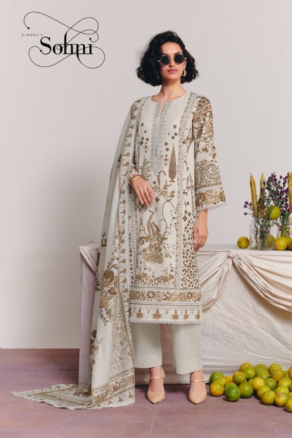 Kimora Fashion Sohni Lemonade Cotton Lawn Salwar Suit 754