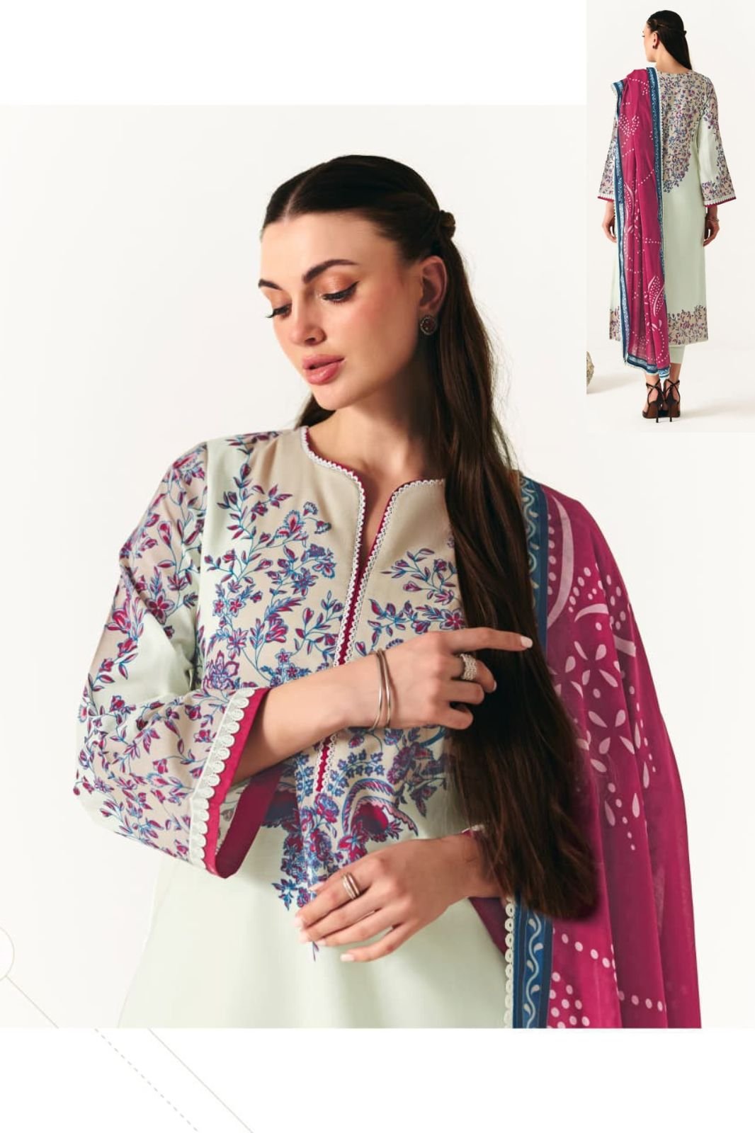 Kimora Fashion Sohni Oasis Pure Cotton Lawn Salwar Suit 741