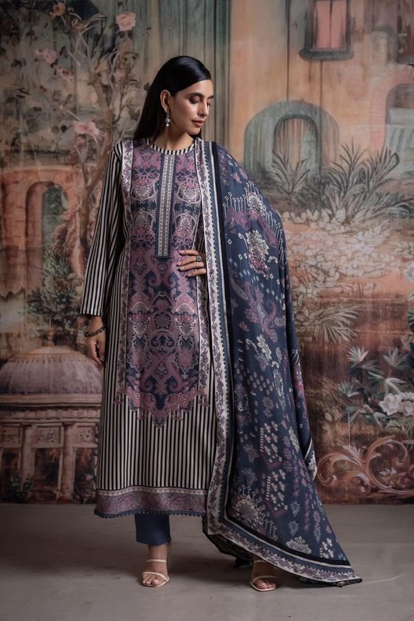 Naariti Pulki Pure Cotton Lawn Unstitched Salwar Suit AGOG-02