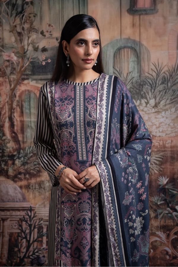 Naariti Pulki Pure Cotton Lawn Unstitched Salwar Suit AGOG-02