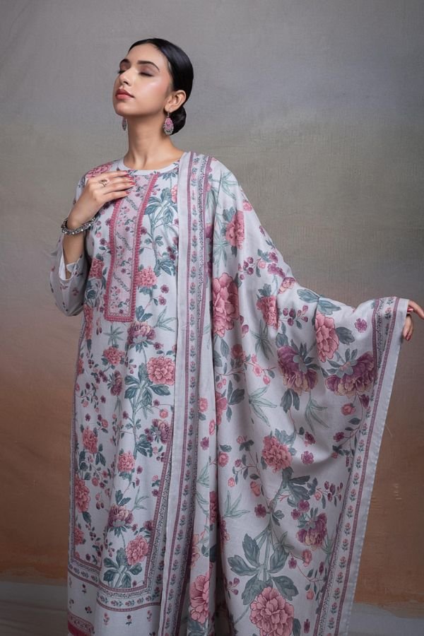 Naariti Teeza Pure Cotton Lawn Unstitched Suit AGOG-01