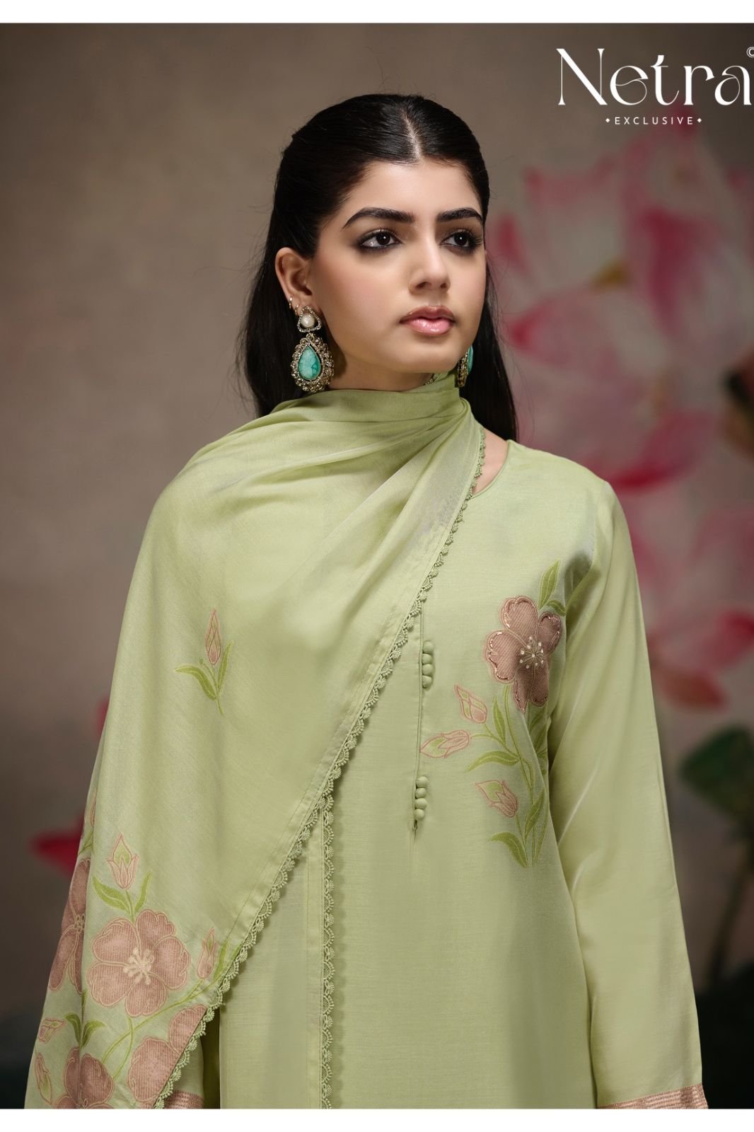 Netra Exclusive Kashish Pure Jamdani Suit NE-C 2132 B