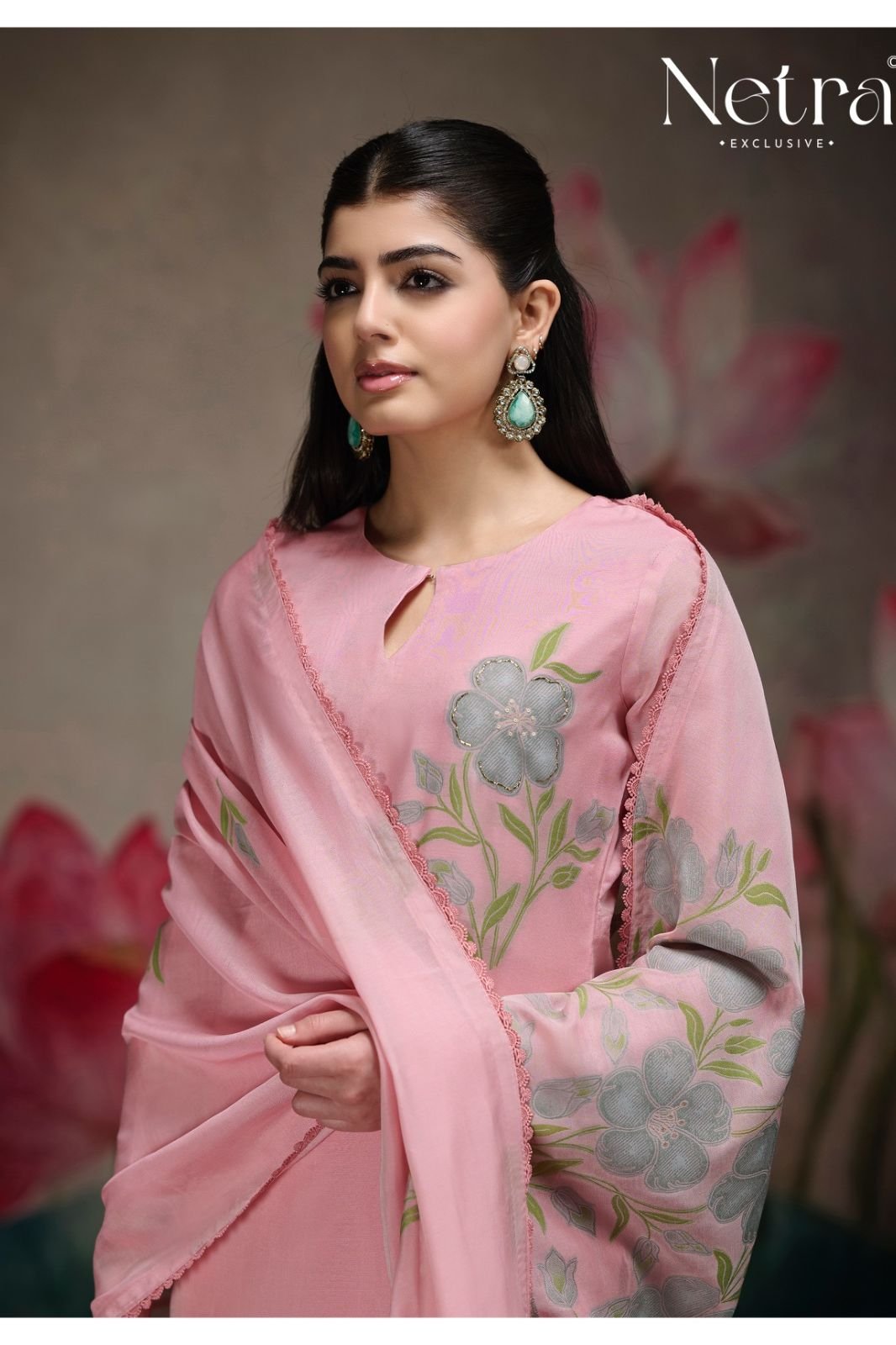 Netra Exclusive Kashish Pure Jamdani Suit NE-C 2132 C