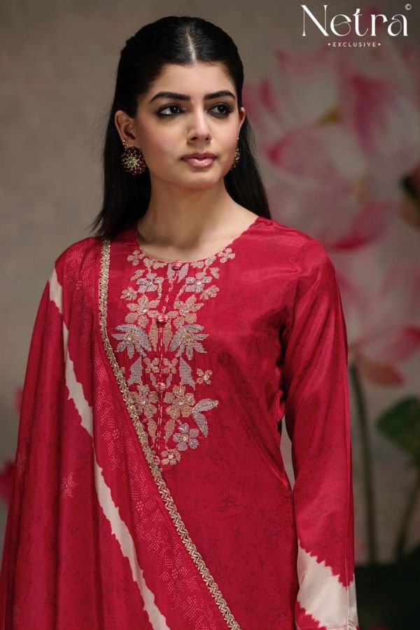 Netra Exclusive Mahak Muslin Ladies Suit NE-C 2122 A