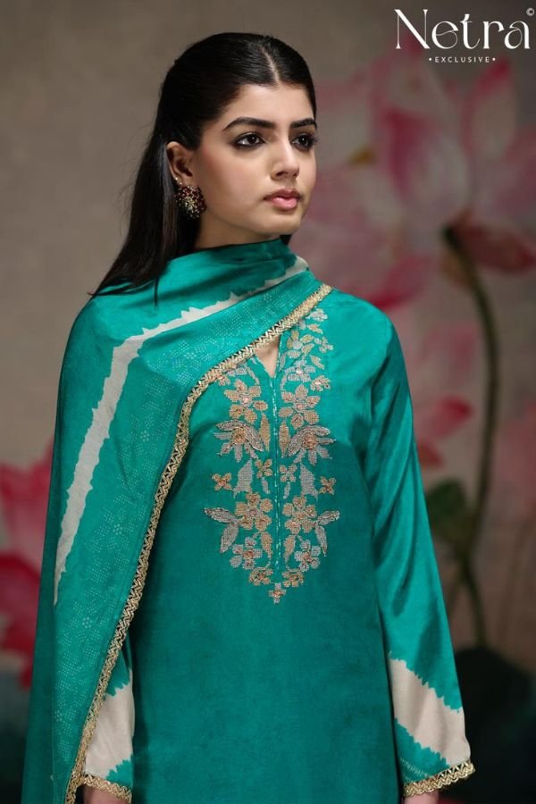 Netra Exclusive Mahak Muslin Ladies Suit NE-C 2122 B