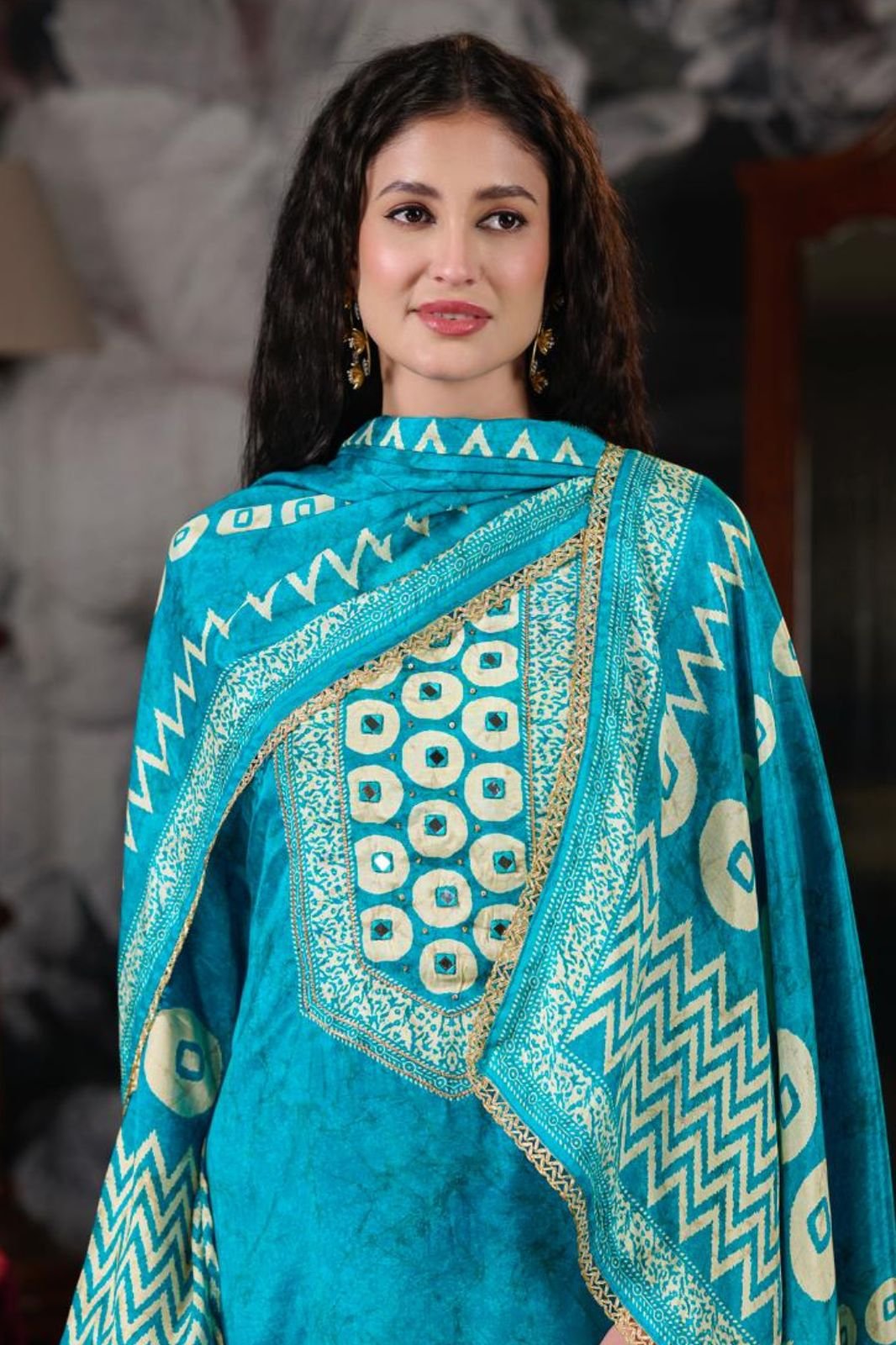 Netra Exclusive Mahek Vol-2 Muslin Ladies Suit NE-C 2147-E